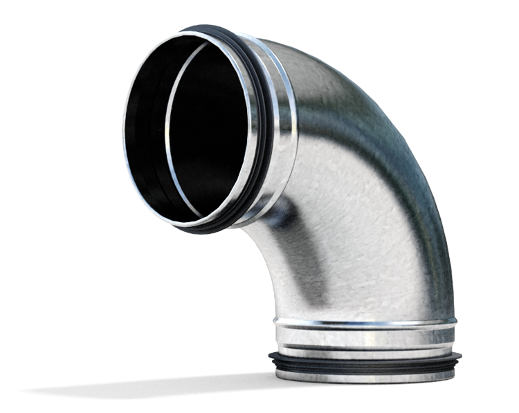 Mynd af Beygja HV-250 90° Hallströms