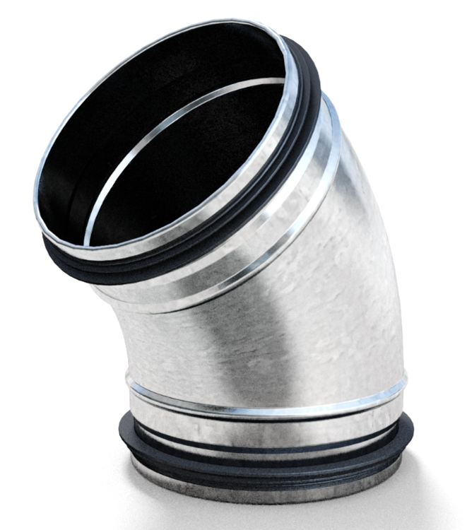 Mynd af Beygja HV-315 45° Hallströms
