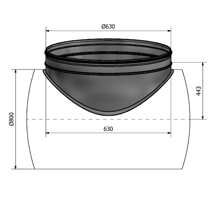 Mynd af Söðull HPS 800-630 Hallströms