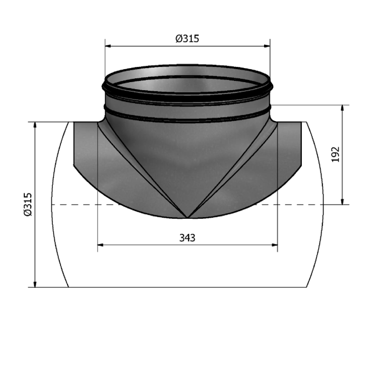 Mynd af Söðull HPS 315-315 Hallströms