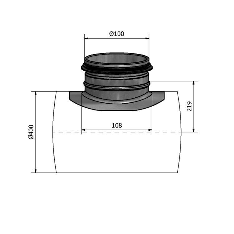 Mynd af Söðull HPS 400-100 Hallströms