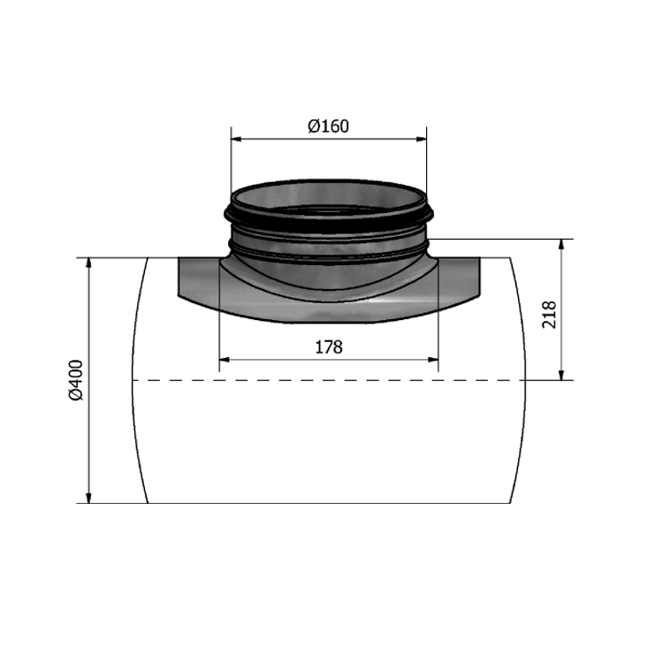 Mynd af Söðull HPS 400-160 Hallströms