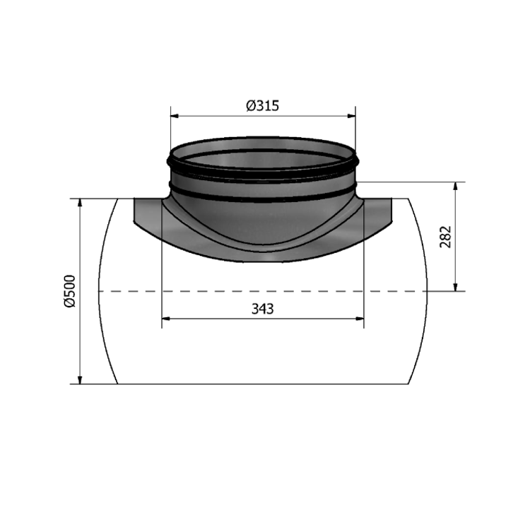 Mynd af Söðull HPS 500-315 Hallströms