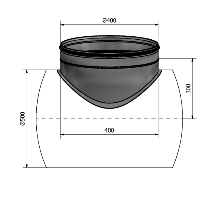 Mynd af Söðull HPS 500-400 Hallströms