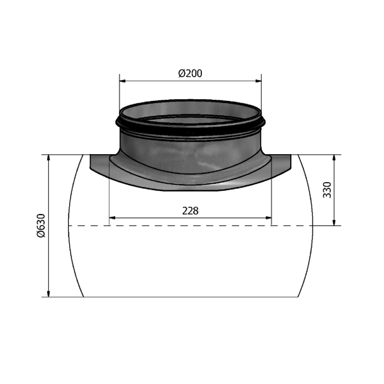 Mynd af Söðull HPS 630-200 Hallströms