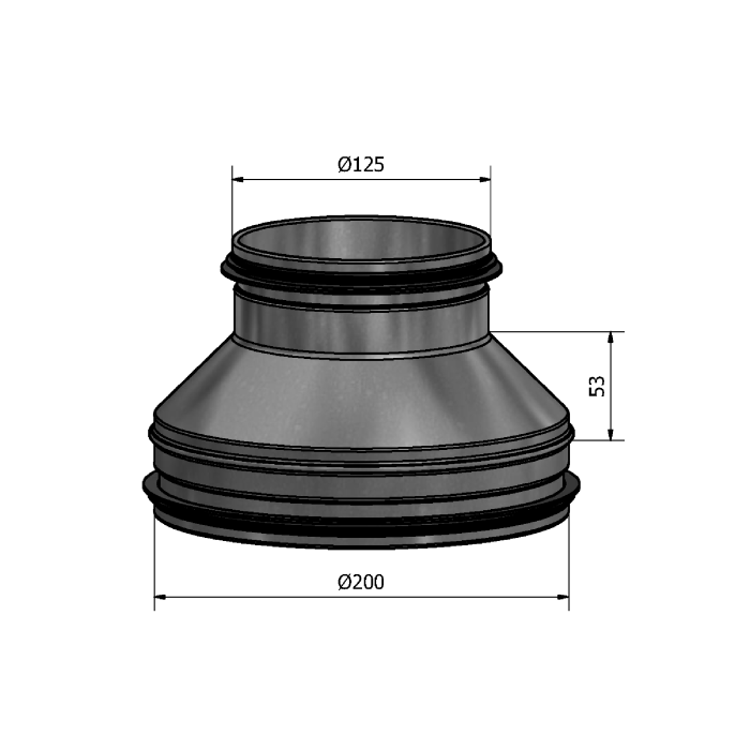 Mynd af Minnkun HFC 200-125 Hallströms