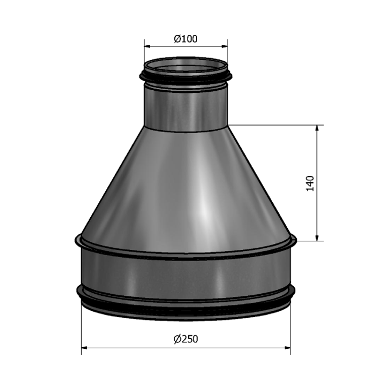 Mynd af Minnkun HFC 250-100 Hallströms
