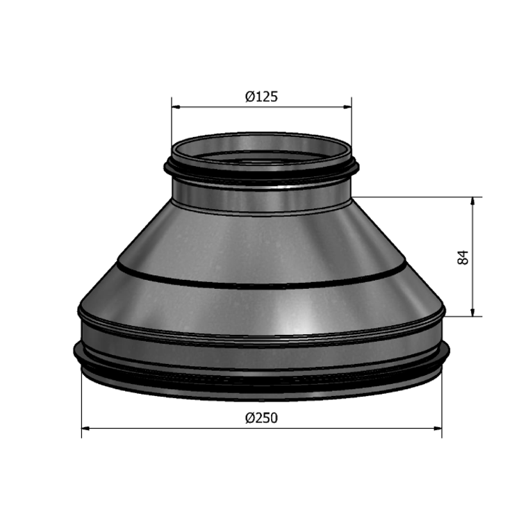 Mynd af Minnkun HFC 250-125 Hallströms