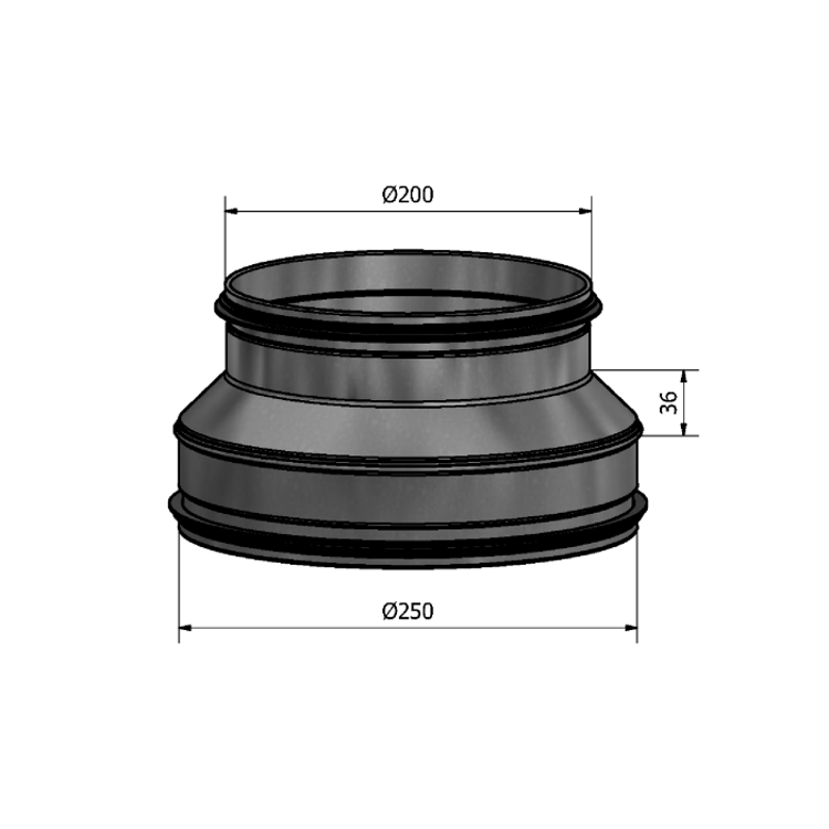 Mynd af Minnkun HFC 250-200 Hallströms