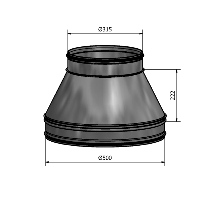 Mynd af Minnkun HFC 500-315 Hallströms
