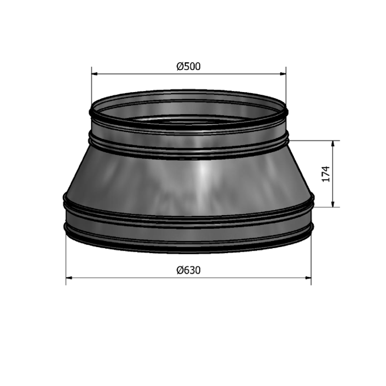 Mynd af Minnkun HFC 630-500 Hallströms