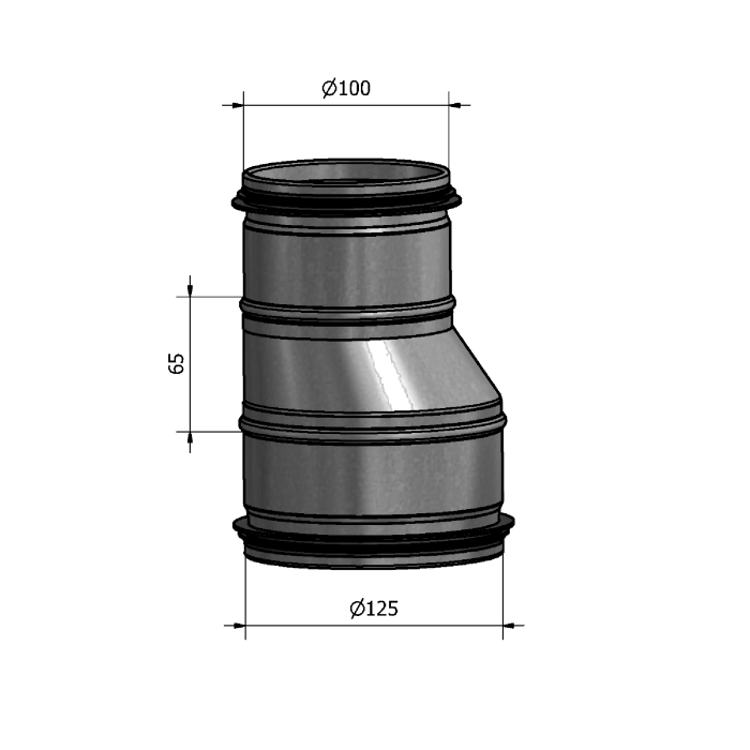 Mynd af Minnkun HFB 125-100 Hallströms