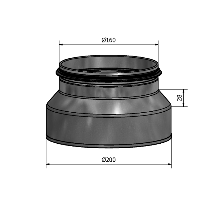 Mynd af Minnkun HFCM 200-160 Hallströms
