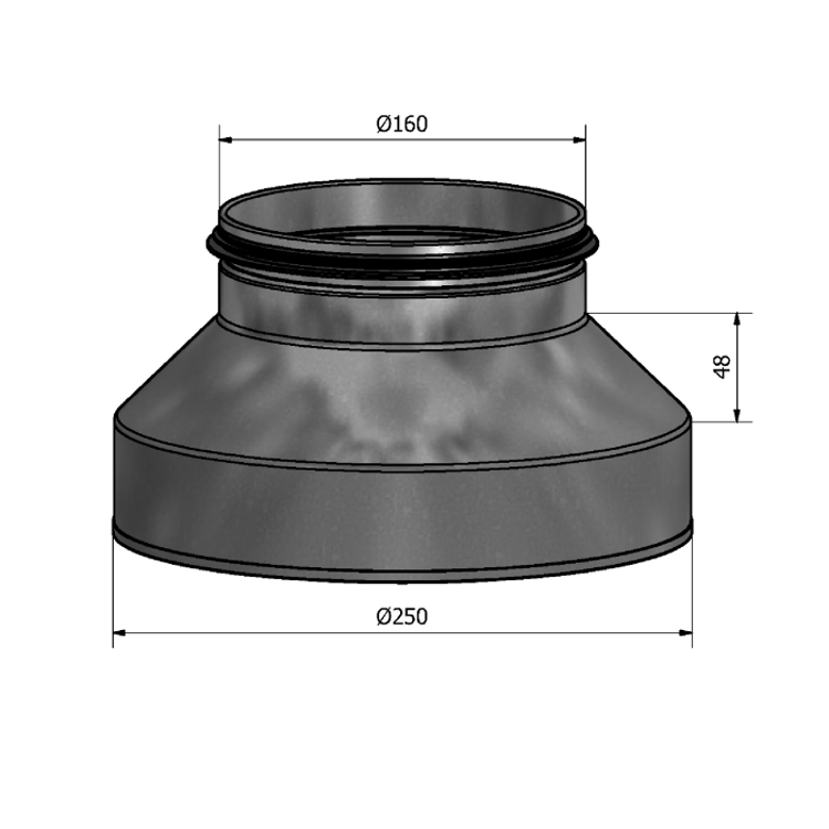 Mynd af Minnkun HFCM 250-160 Hallströms