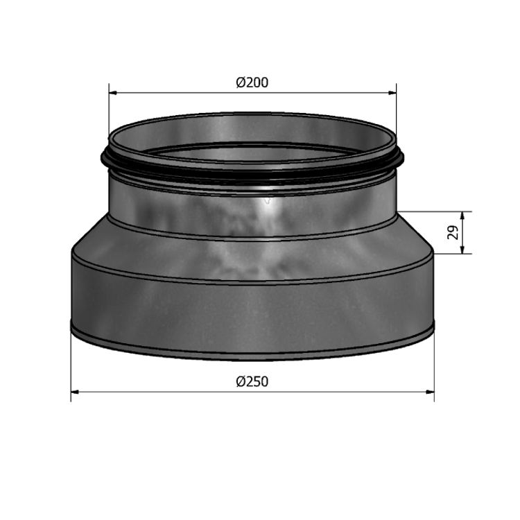 Mynd af Minnkun HFCM 250-200 Hallströms