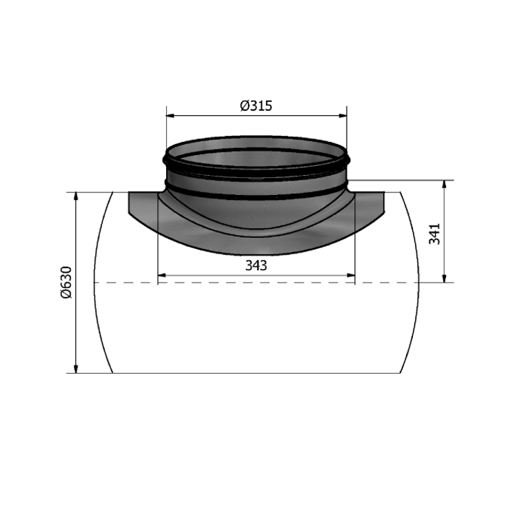 Mynd af Söðull HPS 630-315 Hallströms