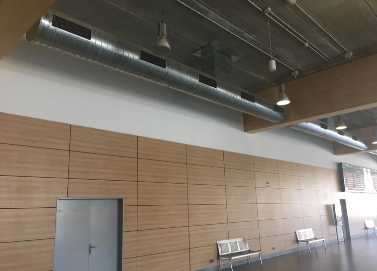 Mynd af Loftrist á rör BMC 400x75mm MADEL