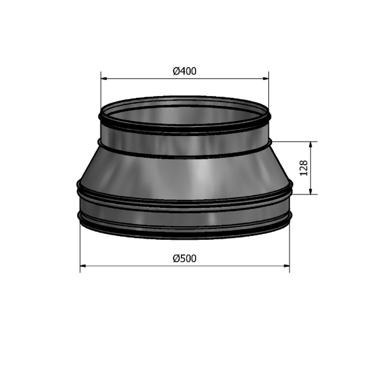 Mynd af Minnkun HFC 500-400 Stutt Hallströms