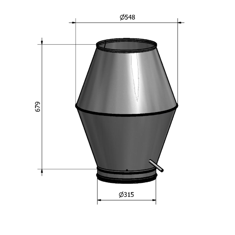 Mynd af Kastventill 315
